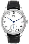 IWC Miesten kello IW510212 Portuguese Valkoinen/Nahka Ø43 mm