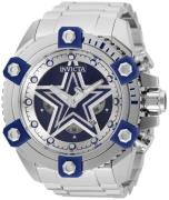 Invicta Miesten kello 35498 Nfl Sininen/Teräs Ø56 mm