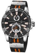 Ulysse Nardin Miesten kello 263-10-3-952 Marine Collection Musta/Kumi