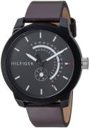 Tommy Hilfiger Miesten kello 1791478 Musta/Nahka Ø44.2 mm