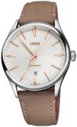 Oris Miesten kello 01 737 7721 4031-07 5 21 32FC Culture Hopea/Nahka