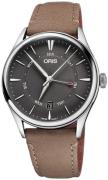 Oris Miesten kello 01 755 7742 4053-07 5 21 32FC Culture Harmaa/Nahka