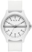 Armani Exchange Miesten kello AX2424 Hampton Valkoinen/Kumi Ø46 mm