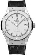 Hublot Miesten kello 542.NX.2610.LR Classic Fusion Hopea/Nahka Ø42 mm