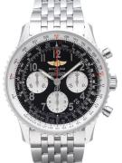 Breitling Miesten kello AB012012-BB02-447A Navitimer 01 Musta/Teräs