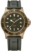 Glycine Miesten kello GL0325 Combat Sub Vihreä/Kumi Ø42 mm