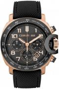 Cerruti 1881 Miesten kello CIWGO2206802 Musta/Kumi Ø46 mm