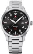 Swiss Military Miesten kello SM34078.01 Chrono Musta/Teräs Ø43 mm