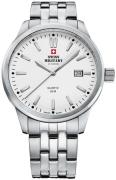 Swiss Military Miesten kello SMP36009.02 Chrono Hopea/Teräs Ø40 mm