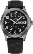 Swiss Military Miesten kello SMP36040.20 Chrono Musta/Kumi Ø42 mm