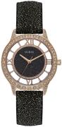 Guess Naisten kello W1014L1 Dress Musta/Nahka Ø38 mm