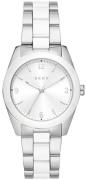 DKNY Naisten kello NY2904 Nolita Hopea/Teräs Ø34 mm