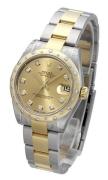 Rolex Naisten kello 178343-0020 Datejust 31 Samppanja/Teräs Ø31 mm