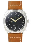 Panerai Miesten kello PAM00190 Historic Musta/Nahka Ø45 mm