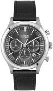 Hugo Boss Miesten kello 1513799 Musta/Nahka Ø44 mm