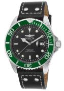 Invicta Miesten kello 22072 Pro Diver Musta/Nahka Ø43 mm