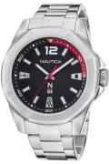 Nautica Miesten kello NAPTBF104 Musta/Teräs Ø46 mm