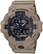 Casio Miesten kello GA-700CA-5AER G-Shock Harmaa/Muovi Ø50 mm