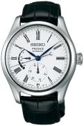 Seiko Miesten kello SPB045J1 Presage Valkoinen/Nahka Ø40.5 mm