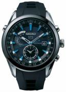 Seiko Miesten kello SAST009G Astron Musta/Kumi Ø47 mm