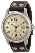 Hamilton Miesten kello H70595523 Field Beige/Nahka Ø40 mm