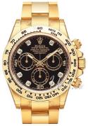 Rolex Miesten kello 116508-0008 Cosmograph Daytona Musta/18K