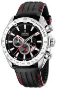 Festina Miesten kello F16489-5 Sport Musta/Nahka Ø46 mm