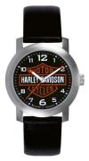 Bulova Miesten kello 76A04 Harley-Davidson Musta/Nahka