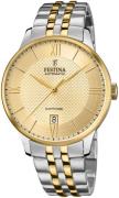 Festina Miesten kello F20483-1 Dress Kullattu/Kullansävytetty teräs