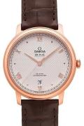 Omega Miesten kello 424.53.40.20.99.001 De Ville Prestige Hopea/Nahka