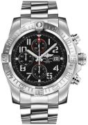 Breitling Miesten kello A13371111B2A1 Super Avenger Ii Musta/Teräs