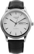 Longines Miesten kello L4.899.4.12.2 Flagship Valkoinen/Nahka Ø38.5