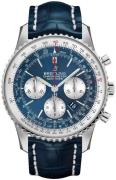 Breitling Miesten kello AB0127211C1P1 Navitimer 01 46Mm Sininen/Nahka