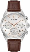 Bulova Miesten kello 96B370 Precisionist Hopea/Nahka Ø42 mm