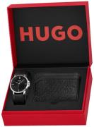 Hugo Boss Miesten kello 1570137 Focus Musta/Nahka Ø42 mm