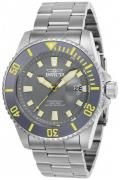 Invicta Miesten kello 90295 Pro Diver Harmaa/Teräs Ø44 mm