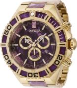 Invicta Miesten kello 40205 Jason Taylor Violetti/Kullansävytetty