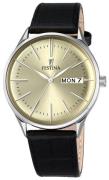 Festina Miesten kello F6837-2 Dress Samppanja/Nahka Ø42 mm