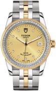 Tudor M55023-0026 Glamour Date Kullattu/Kullansävytetty teräs Ø36