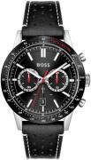 Hugo Boss Miesten kello 1513920 Allure Musta/Nahka Ø44 mm