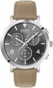 Hugo Boss Miesten kello 1513691 Harmaa/Nahka Ø42 mm