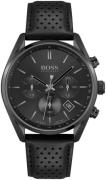 Hugo Boss Miesten kello 1513880 Champion Musta/Nahka Ø44 mm