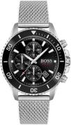 Hugo Boss Miesten kello 1513904 Admiral Musta/Teräs Ø46 mm