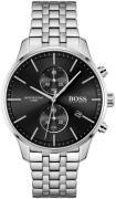 Hugo Boss Miesten kello 1513869 Associate Musta/Teräs Ø42 mm