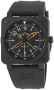 Bell & Ross Miesten kello BR0392-RCO-CE-SRB Br 03-92 Musta/Kumi