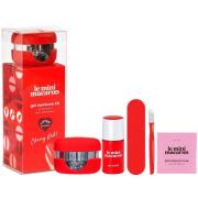 Le Mini Macaron Gel Manicure Kit Cherry Red