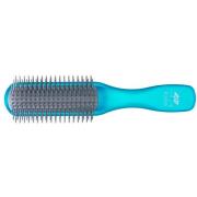 Kent Brushes Airhedz Glo Half Round Detangling Brush Blue