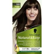 Schwarzkopf Natural & Easy Hair Color 580 Sammet Mörkbrun
