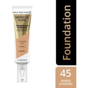 Max Factor Miracle Pure Skin-Improving Foundation 45 Warm Almond