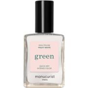 Manucurist Green Nail Polish Milky White